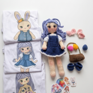 Kit 3 Camisas y Muñeco