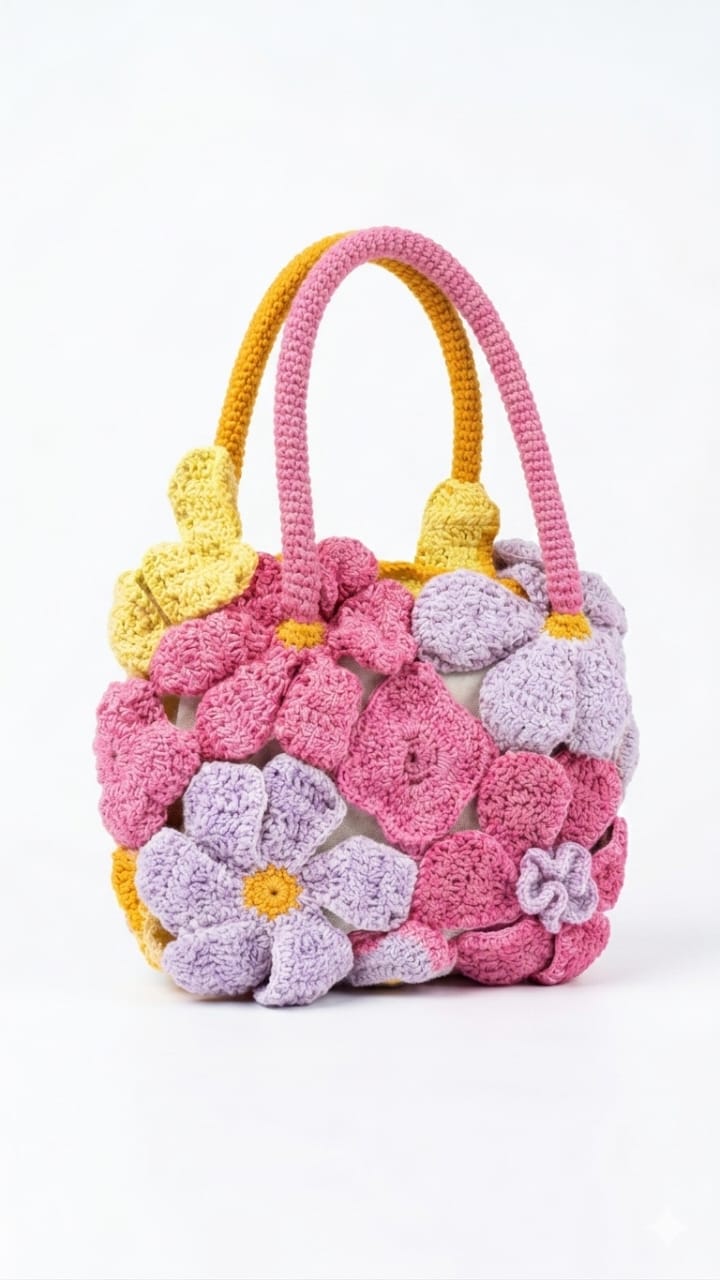 Bolso Flower Doble Faz - Imagen 2
