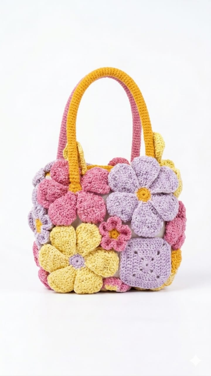 Bolso Flower Doble Faz